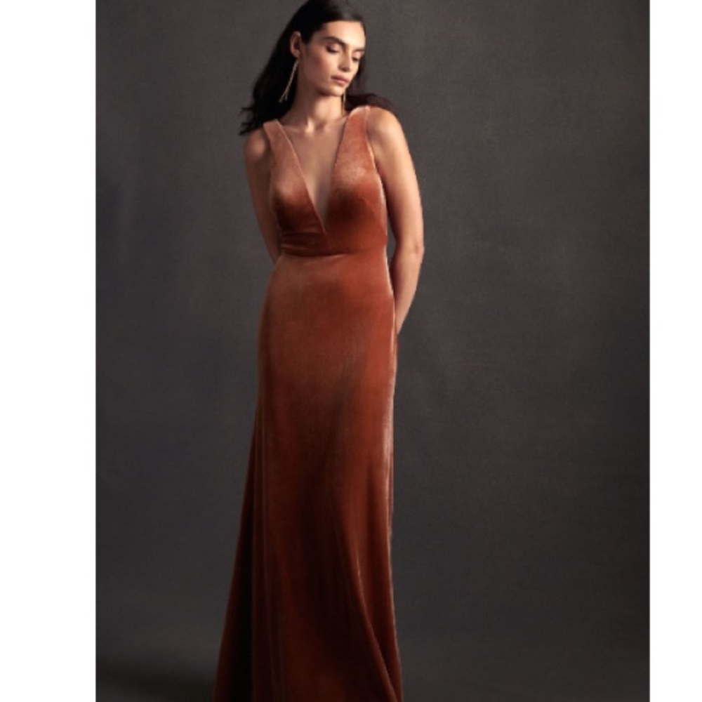 Jenny Yoo Logan Velvet Maxi Dress BHLDN